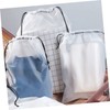 PACKOVE 18pcs Multi-use Drawstring Bags Storage Pouches for Travel Gym