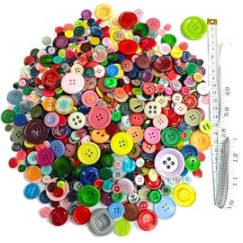500-700 piezas de botones de resina de estilos variados, múltiples formas, colores mixtos para costura manual, manualidades DIY, pintura de botones para niños, decoración hecha a mano DIY