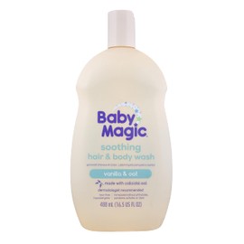 Baby Magic Soothing Hair & Body Wash | Soothes and Cleanses Baby's Delicate Skin | Tear-Free | Vanilla and Oats | 16.5 fl oz.
