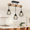 Feanron 3-Lights Farmhouse Dining Room Pendant Light Fixtures Over Table,
