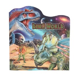 Depesche Dinosaurs 13354 Dino World Colouring and Sticker Book