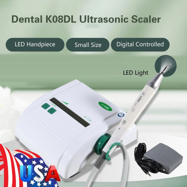 Unbranded Dental Ultrasonic Perio Scaler VRN-08DL Teeth Scaling with LED