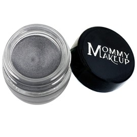 Mommy Makeup Waterproof Stay Put Gel Eyeliner with Semi-Permanent Micropigments - smudge-proof, long wearing, paraben-free - Steel Magnolia (deep grey with shimmer)