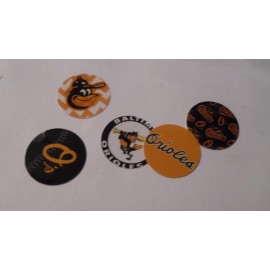 Unbranded Pre Cut One Inch Bottle Cap Images BALTIMORE ORIOLES  Free Shipping - photo, 25 images