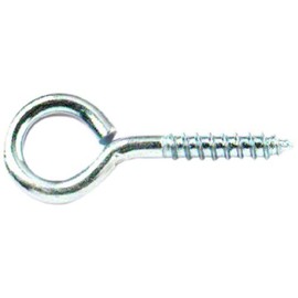 Merriway® BH01147 (4 Pcs) Zinc Plated Steel Screw-In Eyes, 75 mm (3 inch) - Pack of 4 Pieces