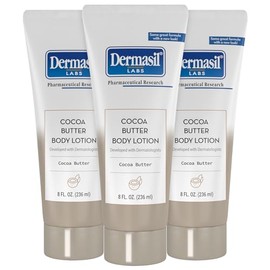 Dermasil Loción corporal hidratante Dermasil COCOA BUTTER de 10 onzas líquidas (paquete de 3)