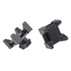 Xadnitu 25 Pieces Plastic Cable Zip Tie Mounting Blocks, Drop-In