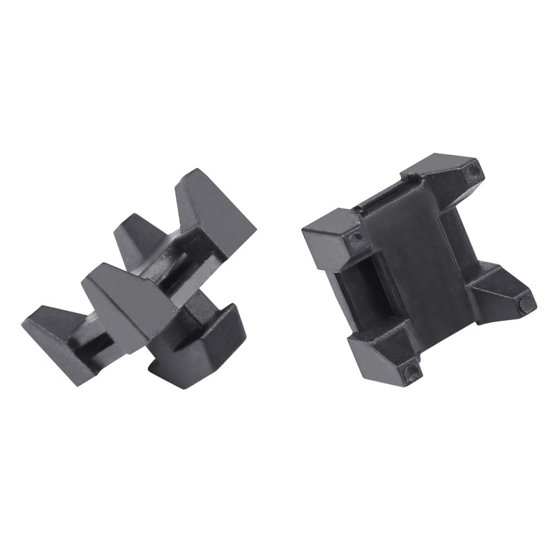 Xadnitu 25 Pieces Plastic Cable Zip Tie Mounting Blocks, Drop-In