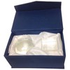 Amlong Crystal World Globe (2.2" Diameter) On Crystal Display Stand