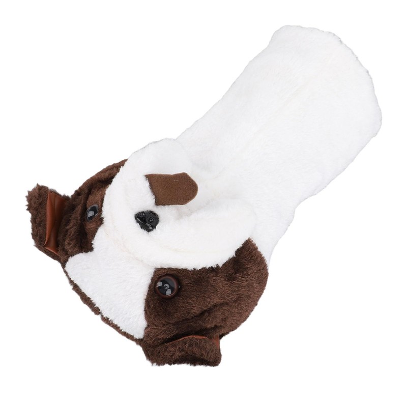 Golf Headcover, Adorable Cartoon Dog Club Head Protector Washable Plush