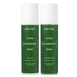Dewytree 울트라 바이탈라이징 달팽이 스킨로션 (토너 150ml + 에멀젼 150ml) 주름개선 탄력 기초 Ultra Vitalizing Snail Skin Lotion (Toner 150ml + Emulsion 150ml) Wrinkle Improvement Elasticity Basic
