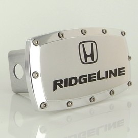 Elite Automotive Products, Inc. Logo Billet Tow Hitch Cover for Honda Ridgeline (Chrome)