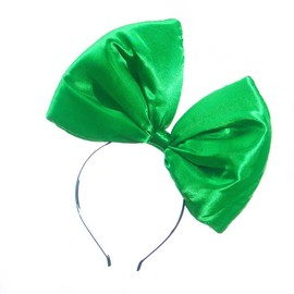 Large Bow Headband for Women, Hair Band, Fashion Hair Accessories, Perfect for Parties, Birthday, Theme Party, Carnival and Cosplay, Hair Band Headpiece for Women, Headband with Bow, Green