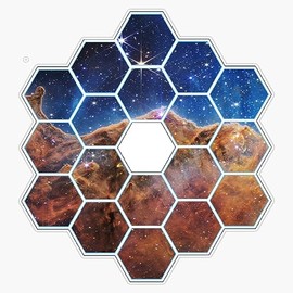 James Webb Space Telescope Sticker Bumper Sticker Vinyl Decal 5"