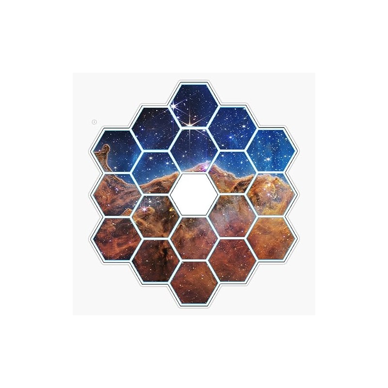 James Webb Space Telescope Sticker Bumper Sticker Vinyl Decal 5"