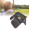 Double PU Leather Archery Finger Tab Archery Finger Guard Fingers