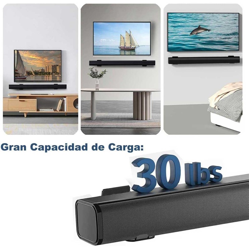 DYNAFIRE Soporte para Barra de Sonido en Pared - Base