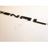GMC 2pcs New Gloss Black DENALI HD Emblems Letters Fit