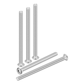 DTGN M3-0.5x45mm ボタンヘッドキャップボルト60個入り ロードバイク マウンテンバイク 自動車 オートバイに最適 304ステンレススチール 白華処理仕上げ 六角ドライブファスナー