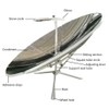 Portable Solar Cooker, 1800 Watt 59 Inch Diameter Solar Cooker