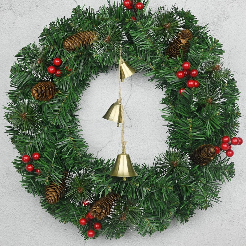 Brass Rustic Hanging Bells for Door Knob Decoration, Home Garden