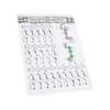 Clarinet Fingering Chart Clarionet Chords Poster Training Chart Musical Instrument