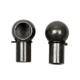 KUNSYOUKIM Gas Damper Connector End Fitting M6 Female Thread with Wire Gas Spring Ball Joint Pillow Ball Lock Pin (M6 Pack of 2)