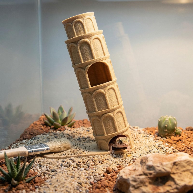 WEIGANGFANG Reptile Climbing Branch Habitat Decor Lizard Basking Platform and
