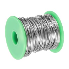 PATIKIL 12 Gauge Jewelry Copper Wire, 25m/82Ft Spool Pure Copper Wire Craft Wire Tarnish Resistant Copper Beading Wire for Jewelry Making Supplies, Silver