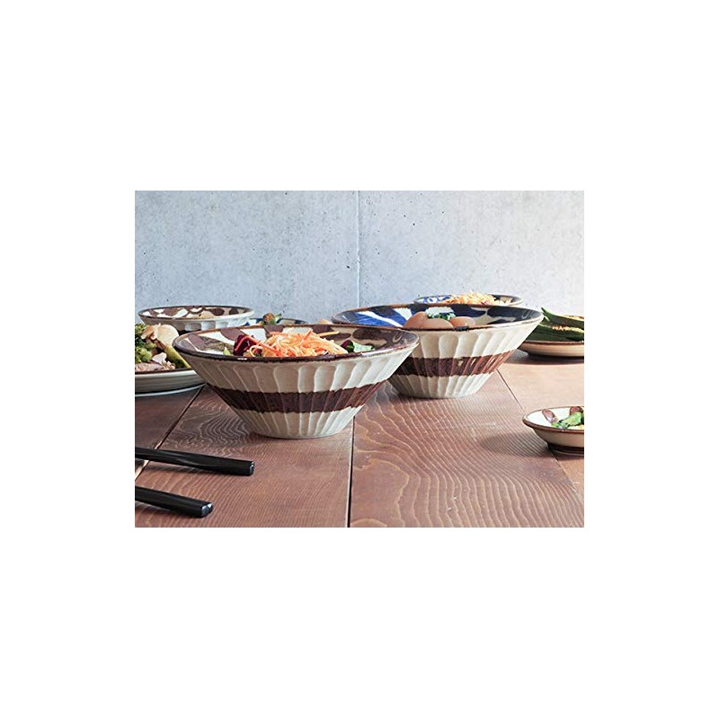 sh-017-01 Tableware East Japanese Tableware Bowl, Large, 7.1 inches (18