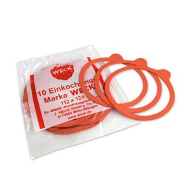 10 x Weck 120mm Rubber Seals/Rings. Fits WECK Model 750