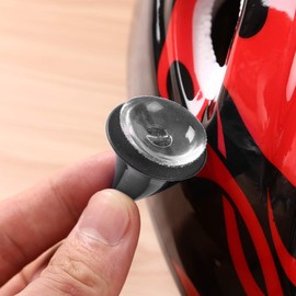 2 Pcs Black Motorbike Helmet Horns / Cat Ears Corner Decoration Soft Suction Cup Paste Type Motorbike Helmet Conversion Accessories Helmet Decoration, Helmets