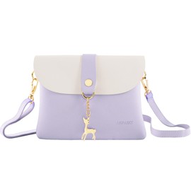 AISPARKY Small Cross Body Bag for Girls PU Leather Shoulder Handbag Cross Body Purse Cute Gifts for Teens Girls