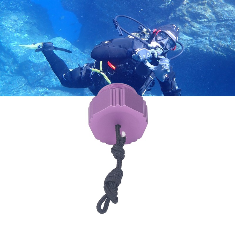 Scuba Diving Regulator Dust Cap Threaded Aluminum Alloy First Stage