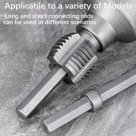 2025 New Pipe Thread Cutting Tool，Integrated Internal & External Pipe Threading Tool，Pvc Pipe Threader Electric Drill Compatible Pipe Threader Kit,1/2" Or 3/4" Pipe Sizes Rethreading Tool (3/4")