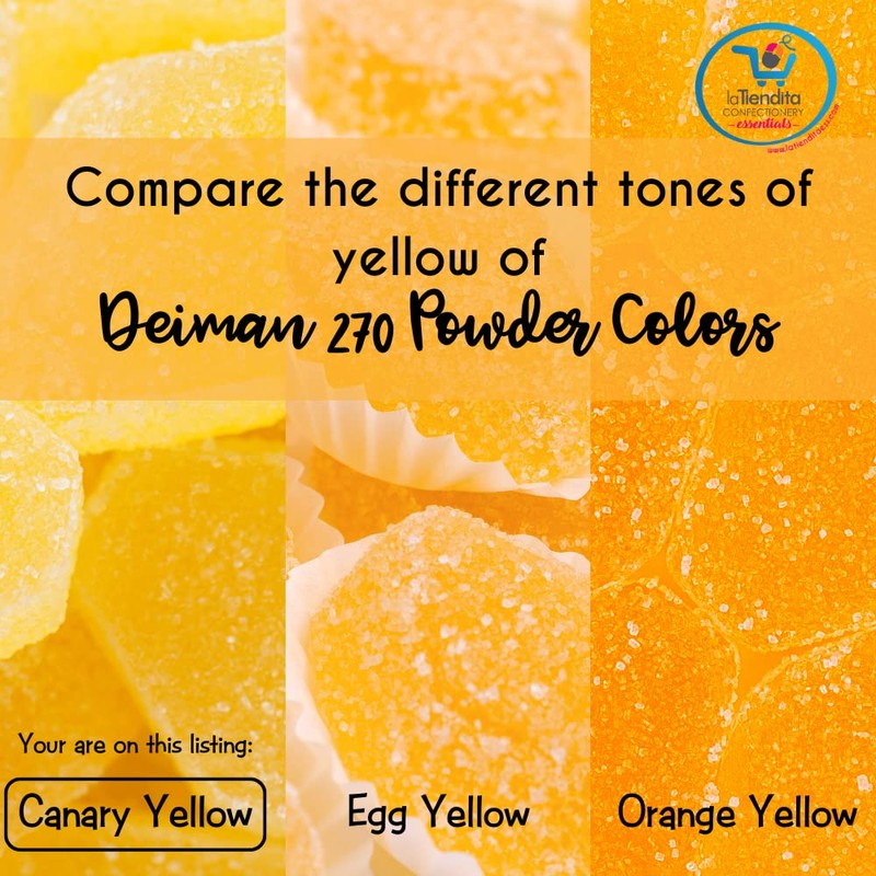 Deiman Artificial Food Color Canary Yellow 270 (2.2 lb)