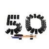 (50 pk) Black Self Adhesive Pencil Pen and Marker Holder