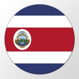 Fridge Magnet Costa Rica Flag Central America Flag Gift Idea Magnetic Board Fridge Magnet Whiteboard