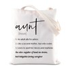 TGBJE Aunt Tote Bag From Niece Nephew - Best Auntie