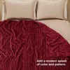 Bedsure Bedsure Deep Red Blanket for Couch - GentleSoft Cozy