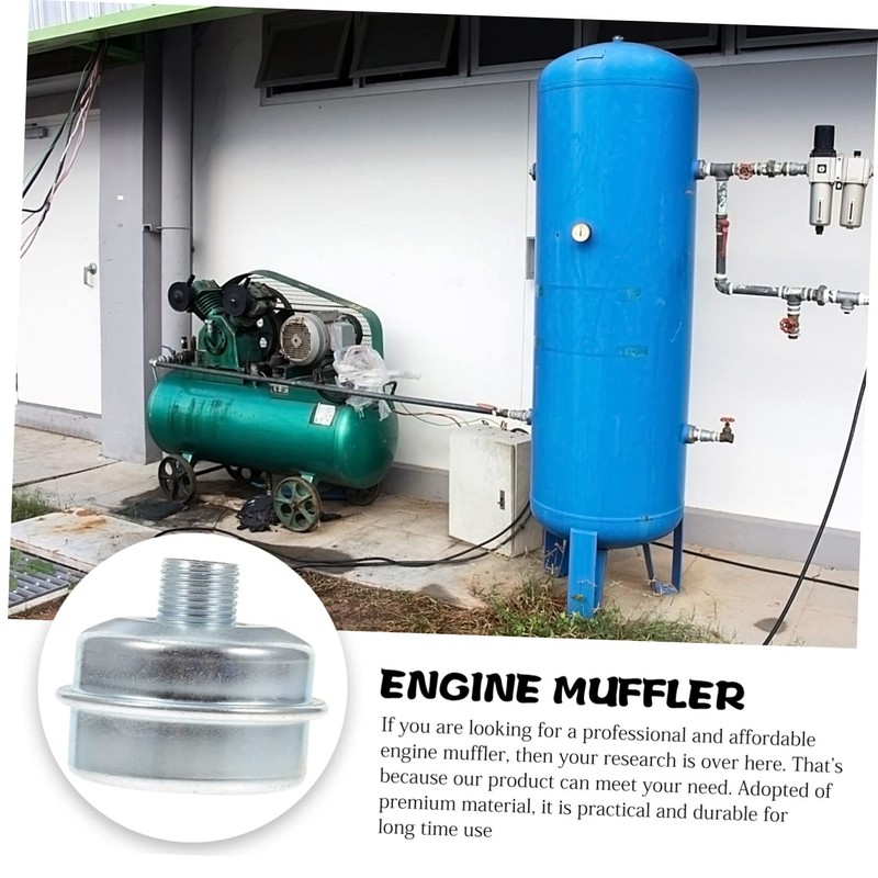 FUNOMOCYA Lawn Equipment Muffler Generator Muffler 1/2 Thread Small Engine