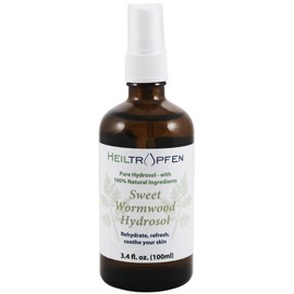 Sweet Wormwood Hydrosol - Hydrolat 3.4 fl. oz. - 100 ml | 100% Natural ingredients Hydrolate | Rehydrate Refresh Soothe your skin | Heiltropfen®