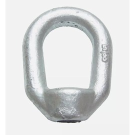 Hot Dip Galvanized Drop Forged Steel Eye Nuts, UNC Threads: 3/8, 1/2, 5/8, 3/4 inches (10, 3/4" - 10 UNC Tap X 5/8" Bail, WLL 5200 lb)