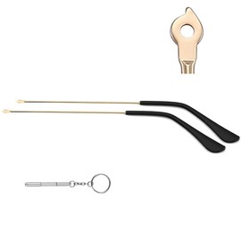 Gold Metal Glasses Replacement Temple Tips Temple Arms for Sunglasses and 3-in-1 Screwdriver