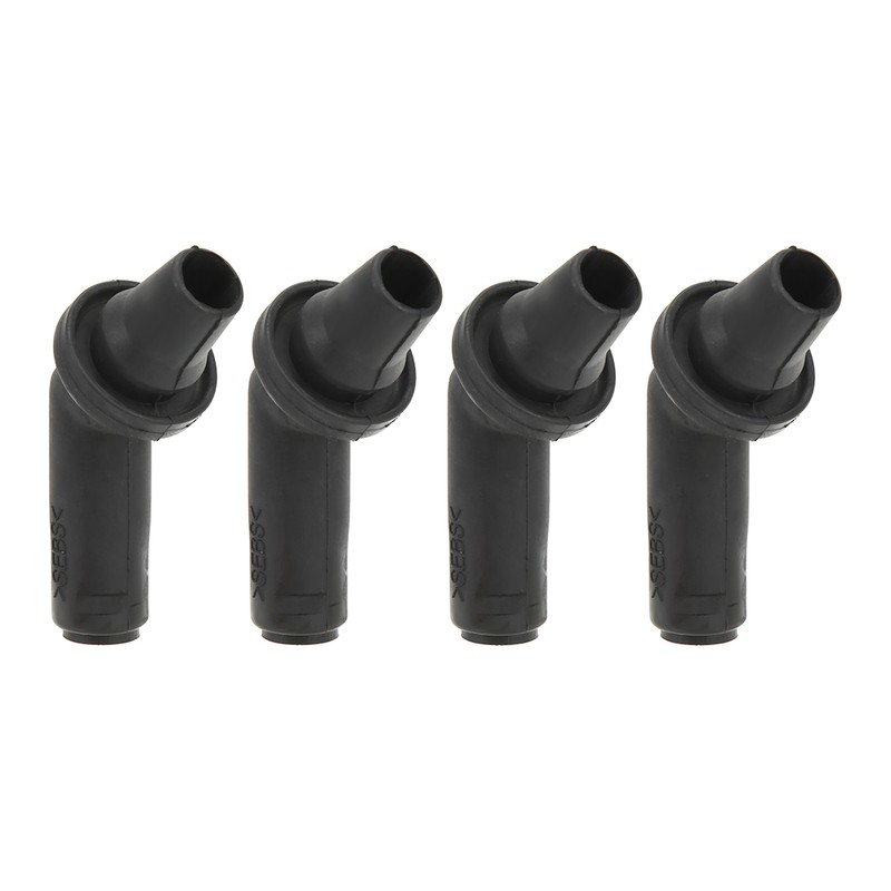4pcs Sunroof Drain Tube Connector EEH500100 Rubber Black Replacement for