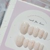 Peach Milk Handmade Nail Tips - Stiletto / 복숭아 우유