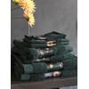 ESSENZA Fleur Hand Towel Dark Green 70 x 140 cm