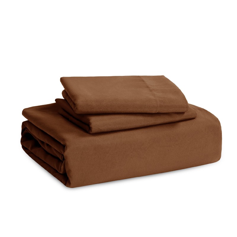 Bedsure Bedsure Brown Duvet Cover Queen Size - 3 Pieces