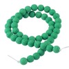 Natural Stone Beads for Jewelry Making Round Smooth Genuine Green