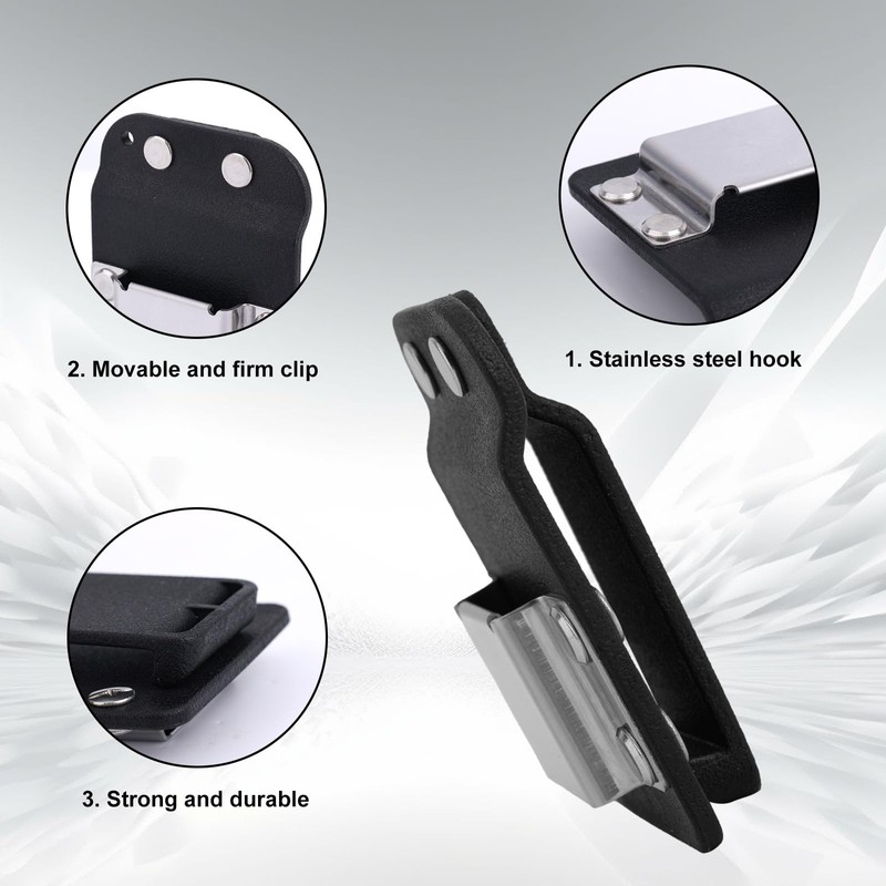 Drill Holder Clip for Tool Belt, Quick Grab or Hang